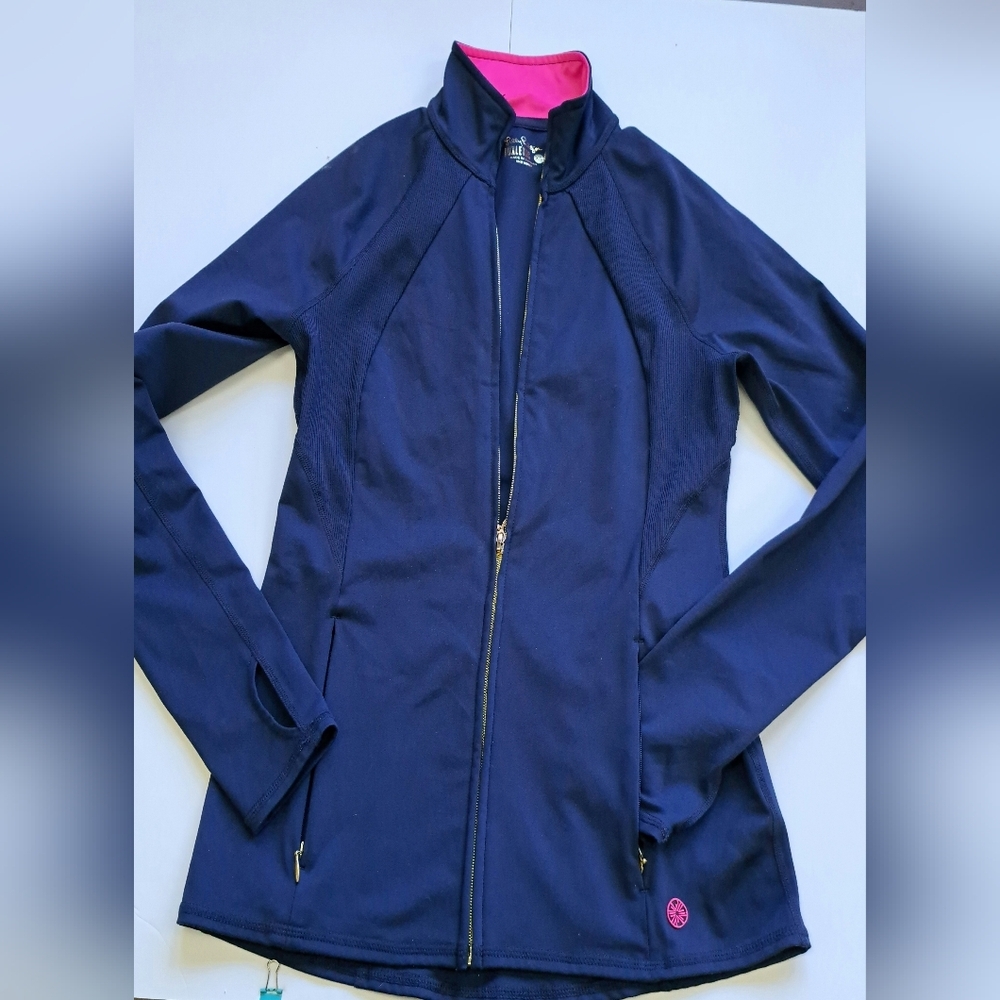 LILLY PULITZER Luxletic Track Jacket Size XS